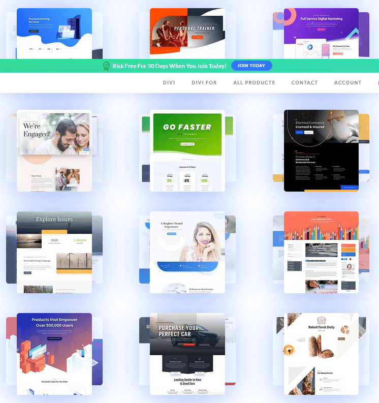 Divi Layouts