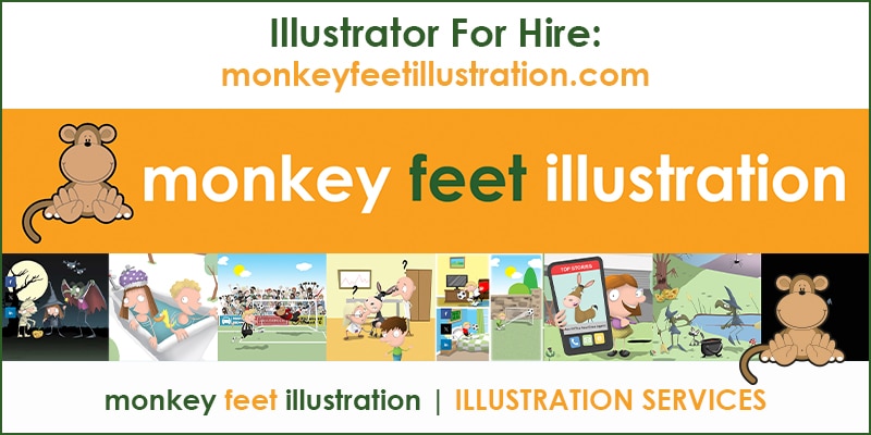 Illustrator For Hire: Why Monkey Feet Illustration Should Be Your Go-To Choice